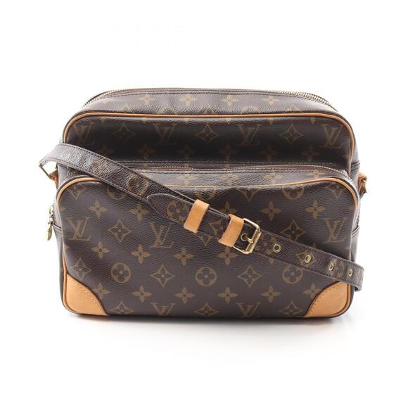 Louis Vuitton Handbags - LOUIS VUITTON Authentic Brown Monogram Leather Shoulder Bag